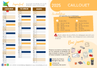 Calendrier CAILLOUET 2025