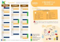 Calendrier FRESNEY LE PUCEUX 2025